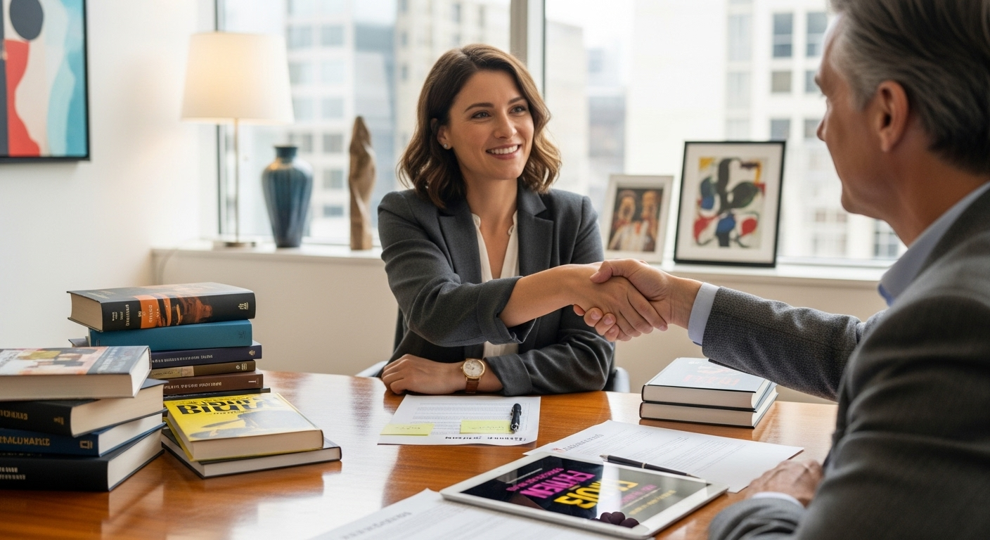 Tumpukan buku di rak