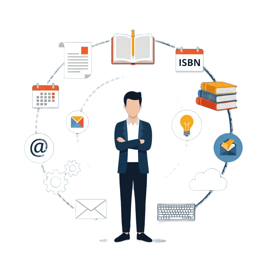 Ilustrasi layanan penerbitan