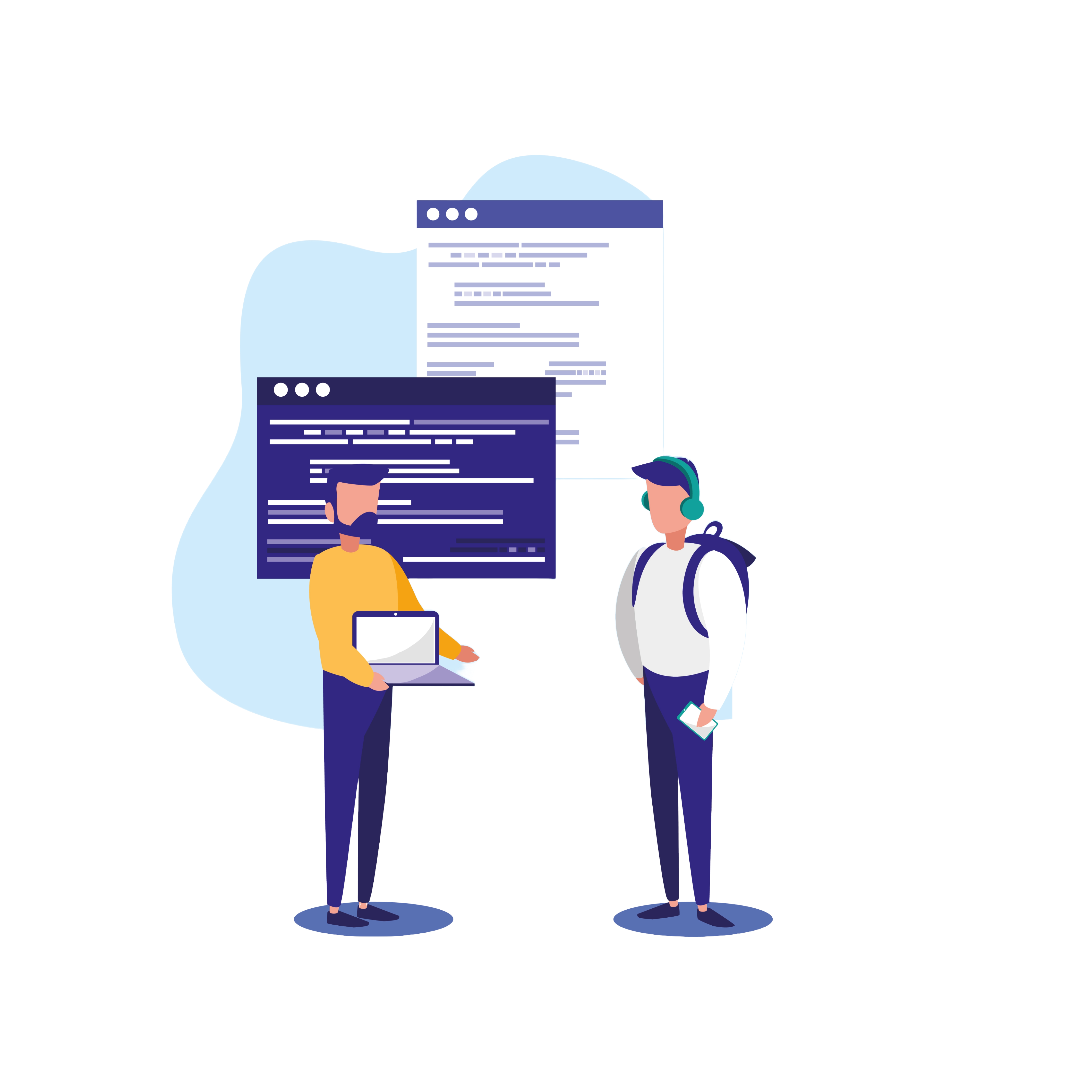 Ilustrasi penerbitan buku profesional